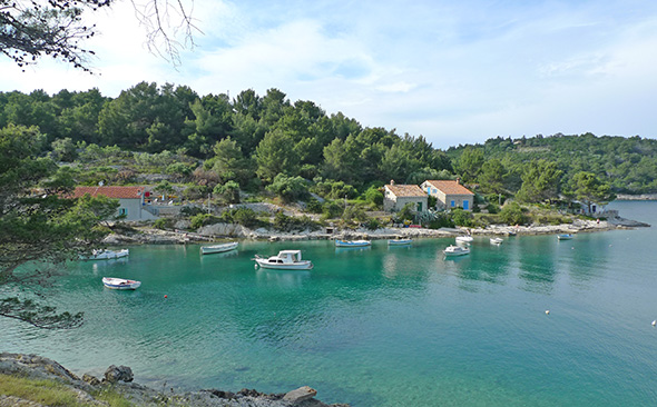 Ausblick auf der Insel Losinj