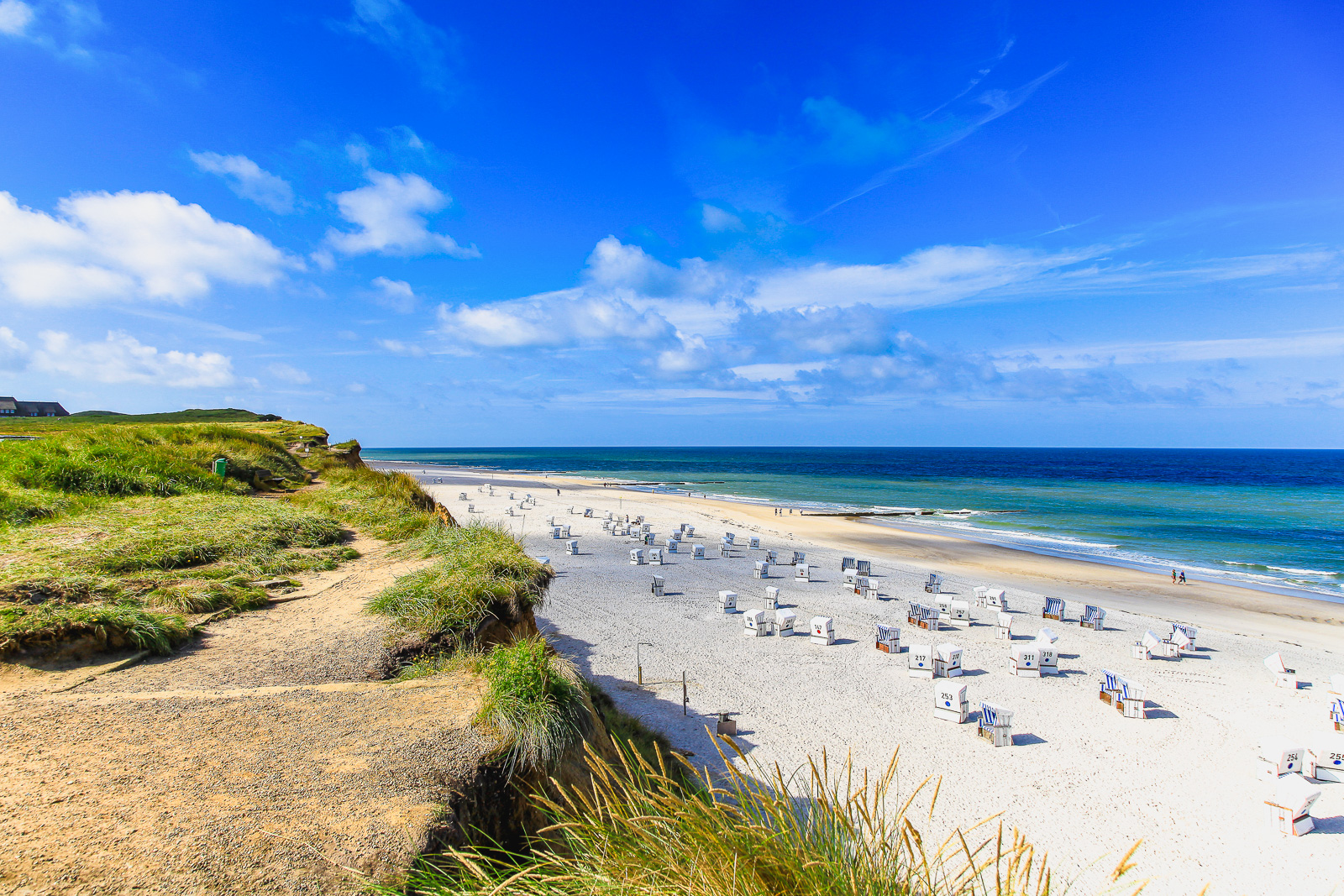 Sylt, Strand, Meer, Strandkörbe