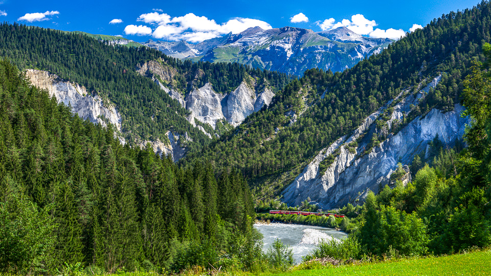 Rhein-Radtour in der Schweiz