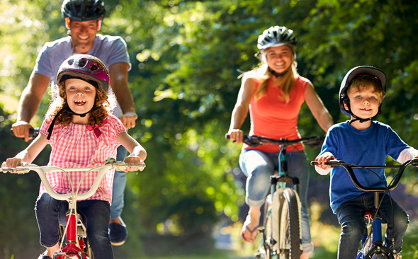 Rhone-Radweg, Familie