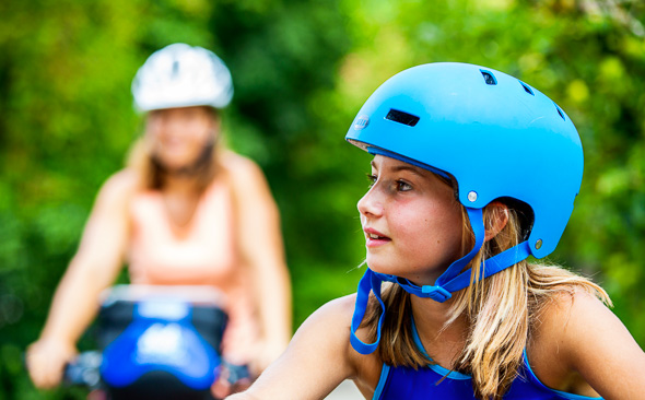 Rhone-Radweg, Helmpflicht für Kinder in Frankreich