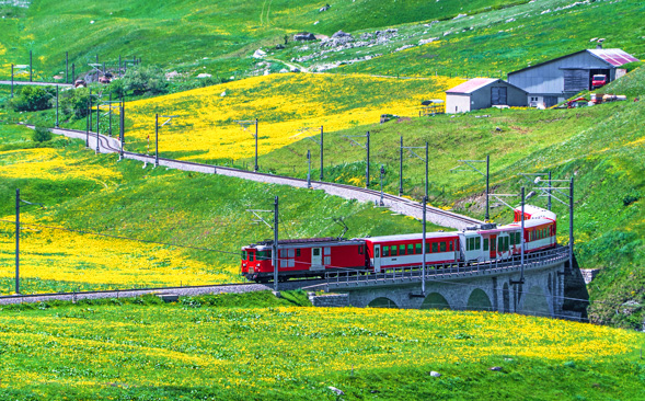 Rhone-Radweg, Andermatt