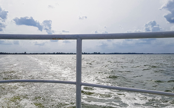 Schifffahrt nach Kamminke