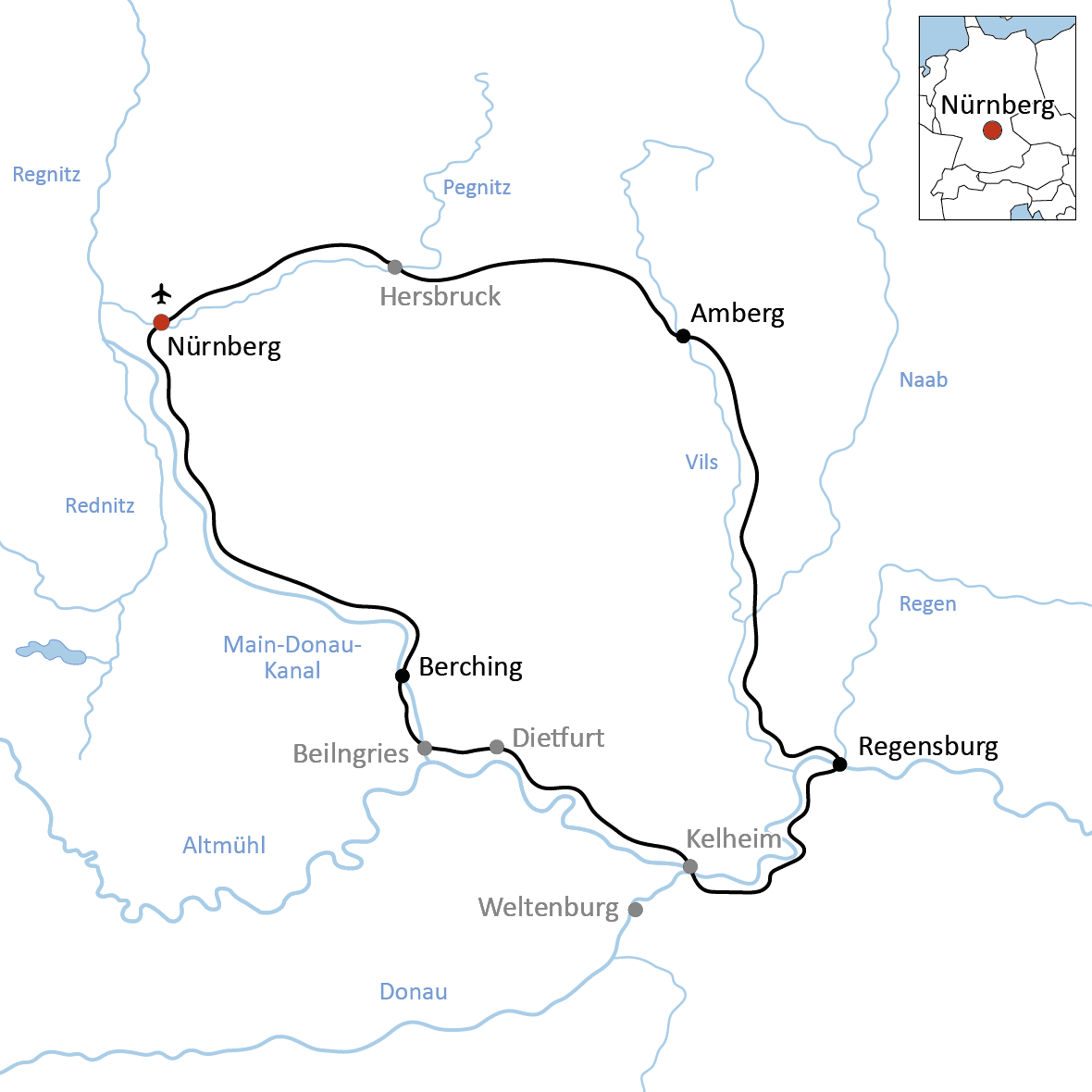 Fünf-Flüsse-Rundfahrt