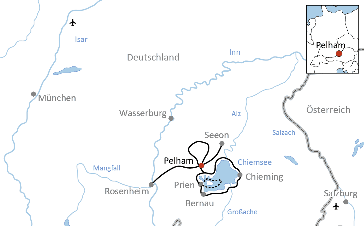 Radurlaub am Chiemsee