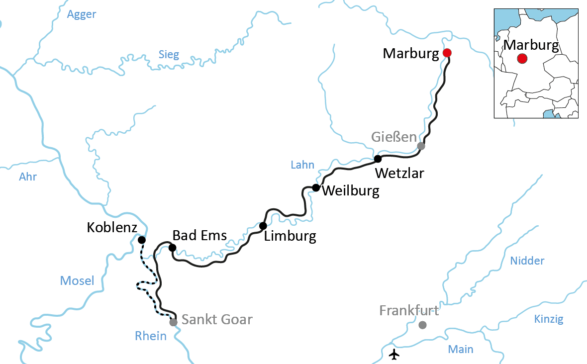 Der Lahntalradweg