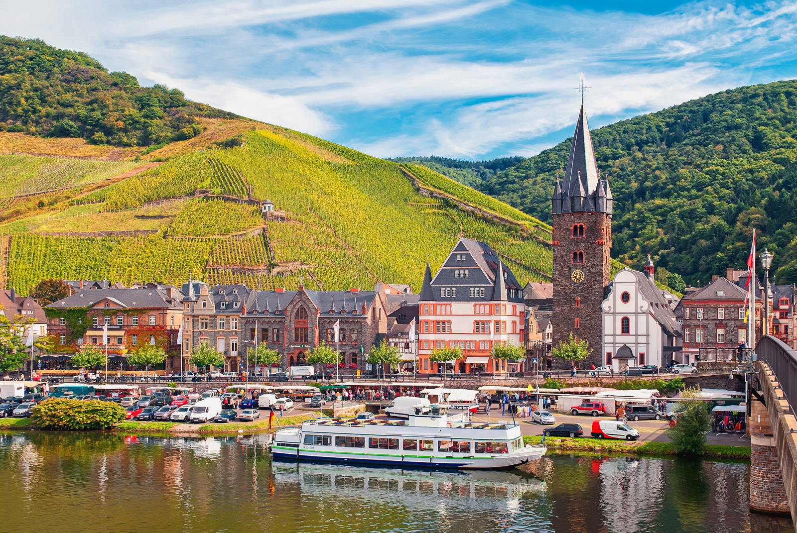Bernkastel-Kues, Kirche, Mosel, Altstadt
