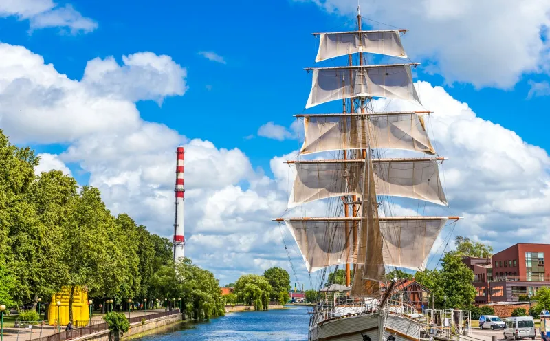 Segelschiff Meridianas, Klaipėda