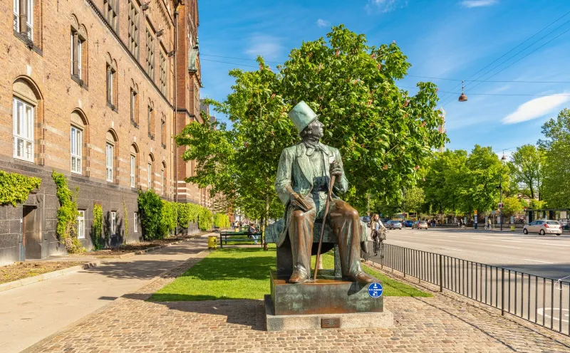 Hans Christian Andersen Statue in Kopenhagen