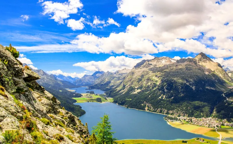 Silverplaner- und Silsersee