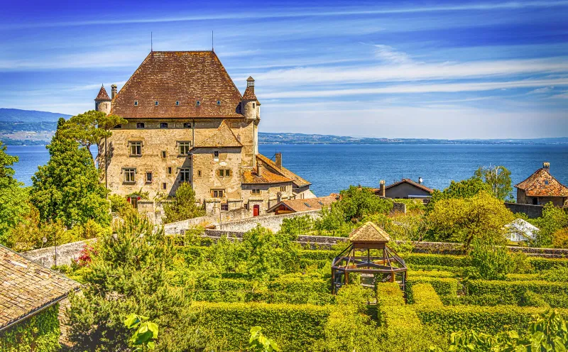 Garten der fünf Sinne in Yvoire