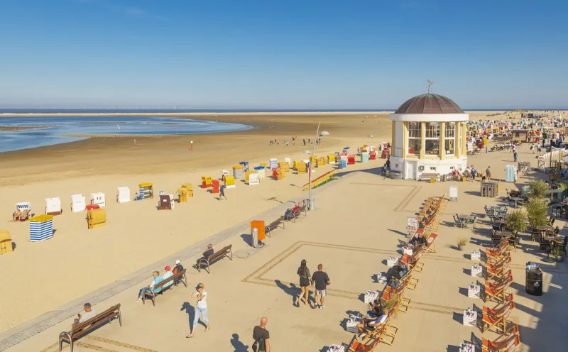 Musikpavillon auf der Insel Borkum
