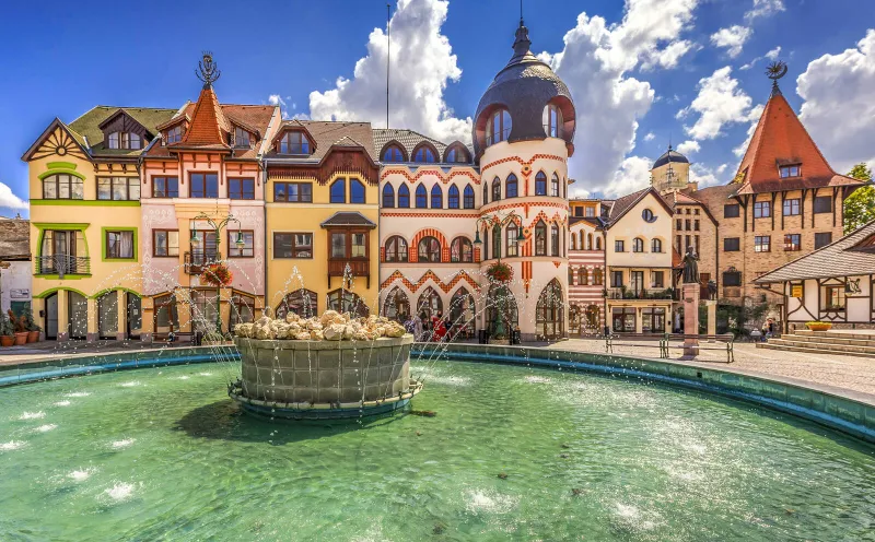 Der Europaplatz in Komárom