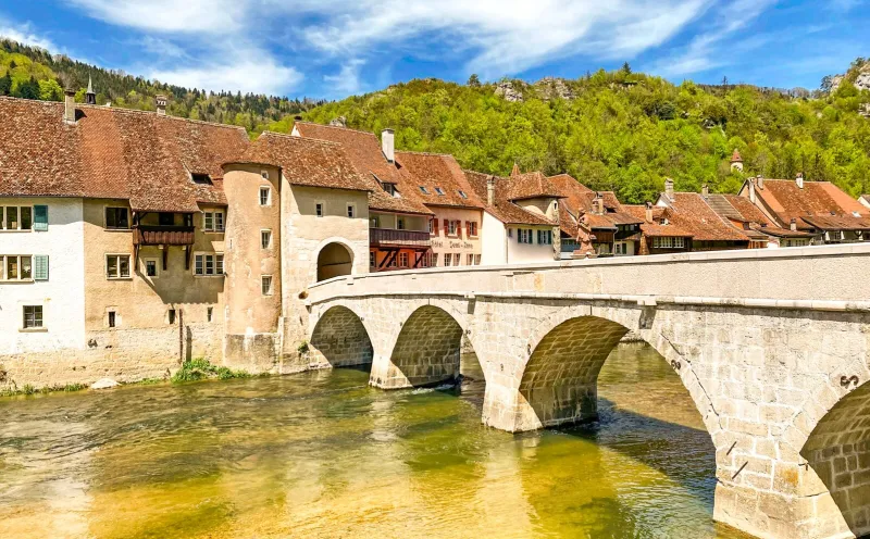 Schweiz, Jura, St. Ursanne