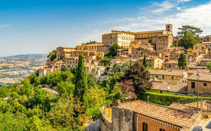 Todi, Umbrien, Italien