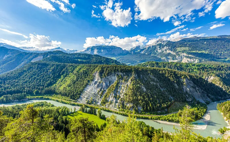 Ruinaulta, Schweiz, Rheinschlucht