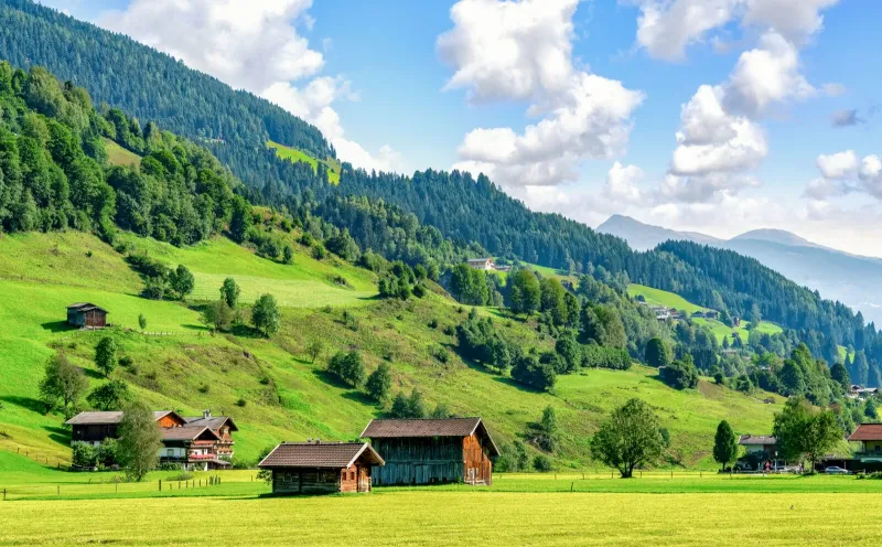 Landschaft bei Bramberg