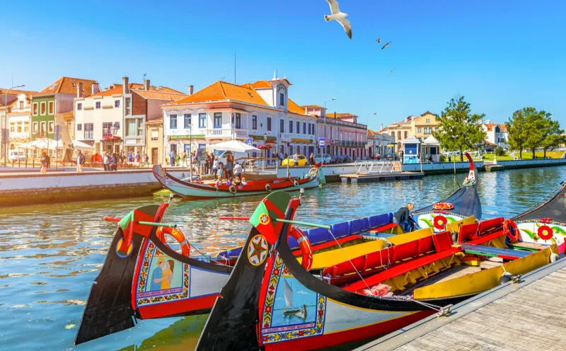 Moliceiro-Boote in Aveiro