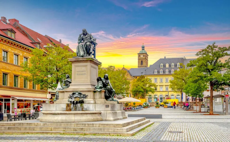 Der Marktplatz in Schweinfurt