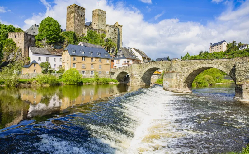 Die Burg Runkel an der Lahn