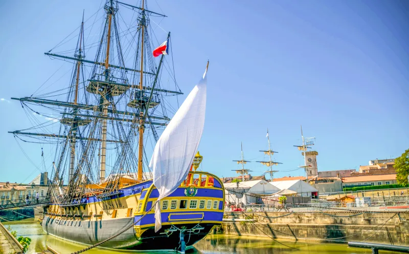 Fregatte Hermione, Rochefort