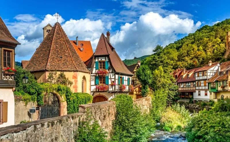 Häuser an der Weiss in Kaysersberg