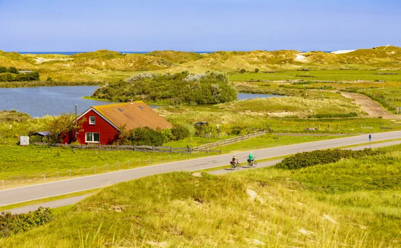 Radler auf Insel Norderney