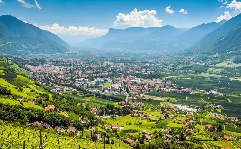 Blick auf Meran