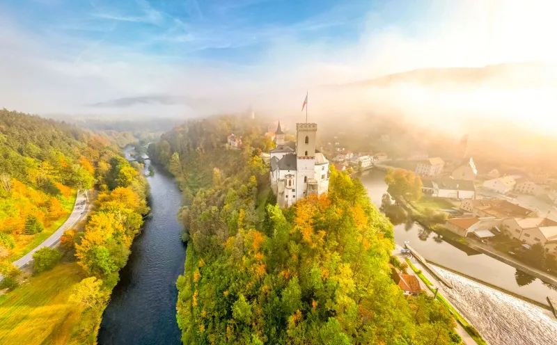 Burg Rosenberg, Moldau-Radweg