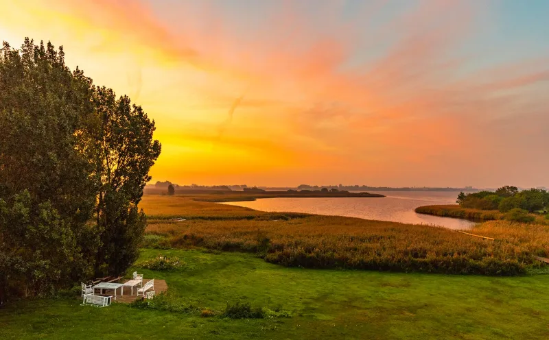 Sonnenaufgang in Stege