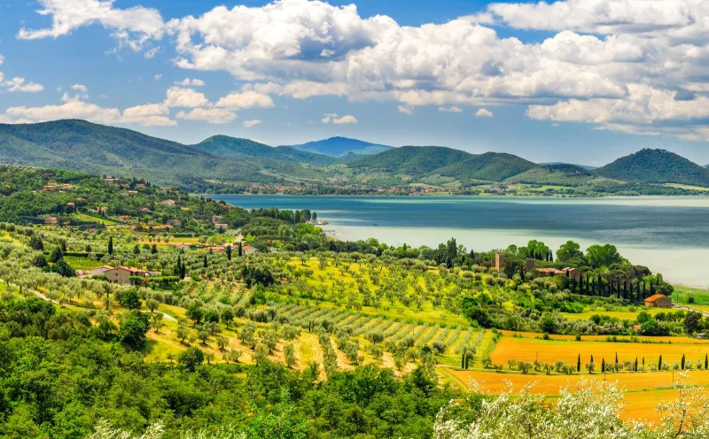 Trasimener See, Umbrien, Italien