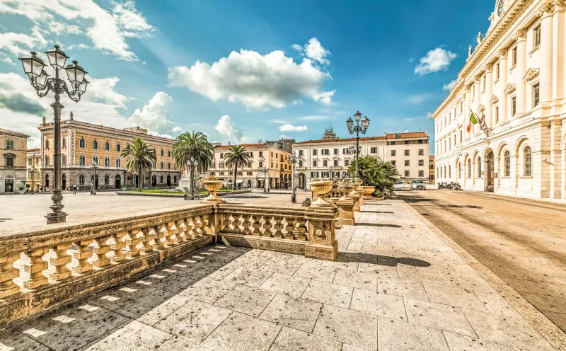 Piazza d'Italia in Sassari