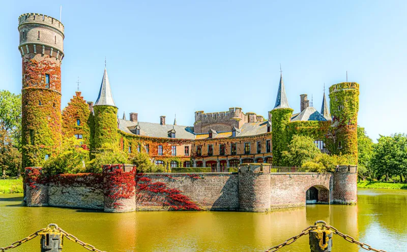 Das Wasserschloss Wijnendale in Torhout