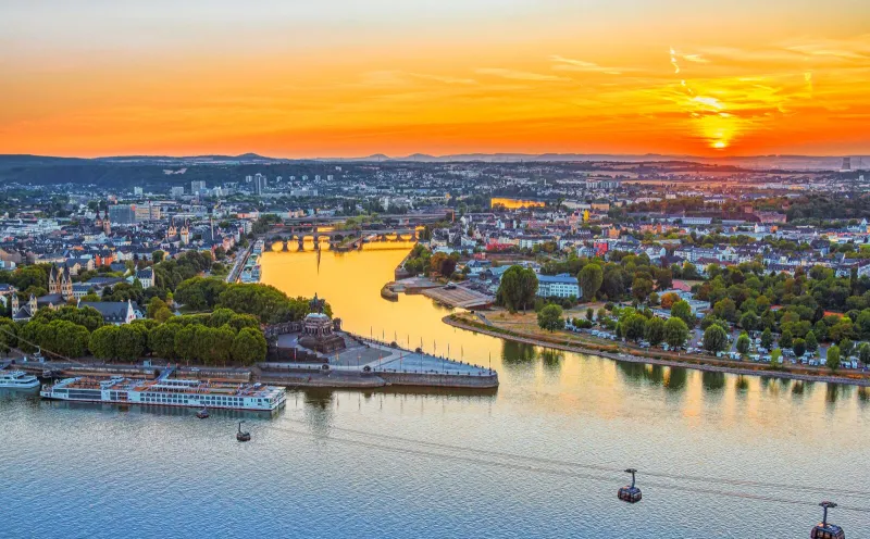 Deutsches Eck in Koblenz