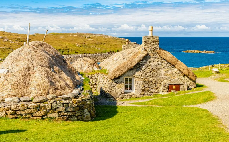 Die Blackhouses von Gearrannan - Insel Lewis