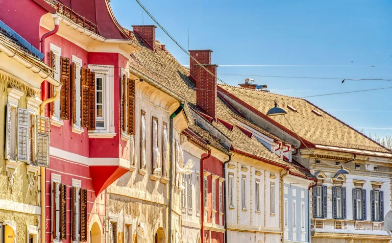 Häuserfassade Bad Radkersburg