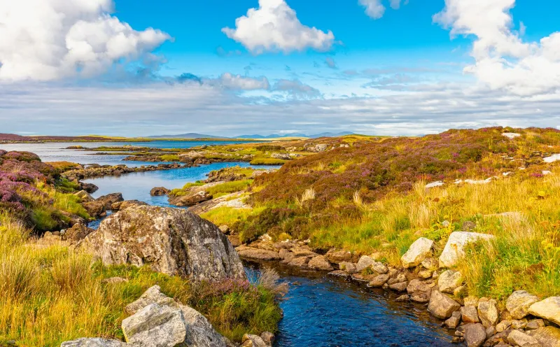 Abschied von den Äußeren Hebriden - Landschaft Insel North Uist