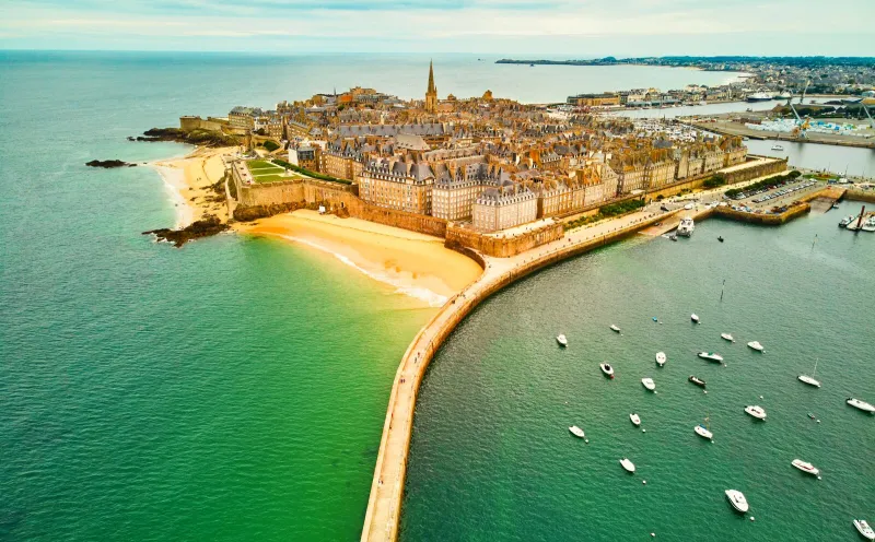 Aussicht auf Saint-Malo