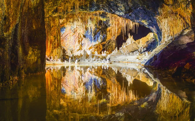 Die berühmte Feengrotte in Saalfeld