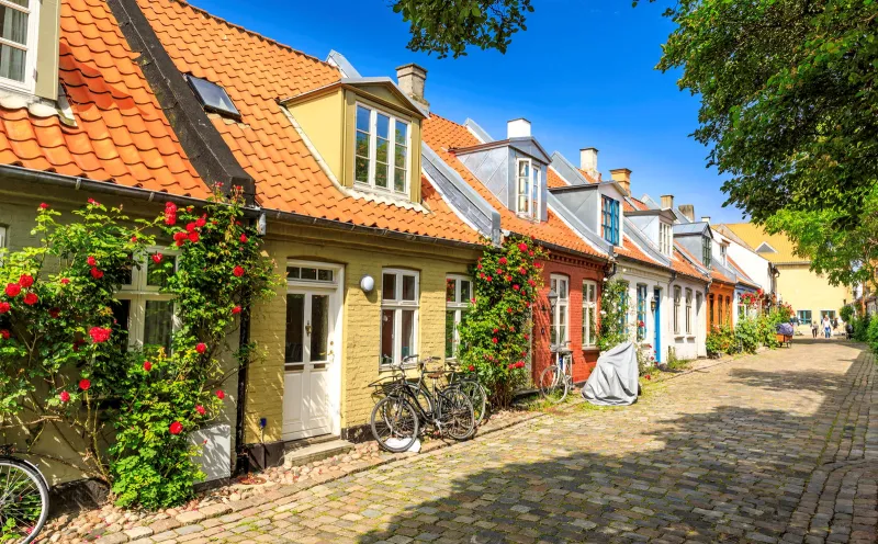 Die idyllische Møllestien in Aarhus