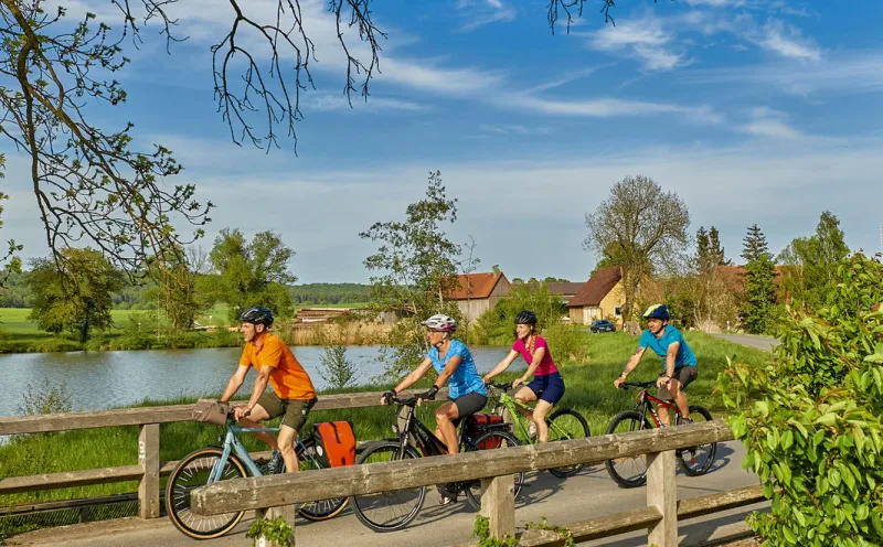 Radtour am Altmühlurpsrung, Hornauer Weiher