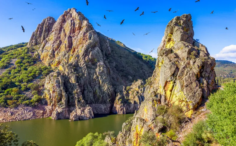 Aussichtspunkt am Castillo de Monfrague