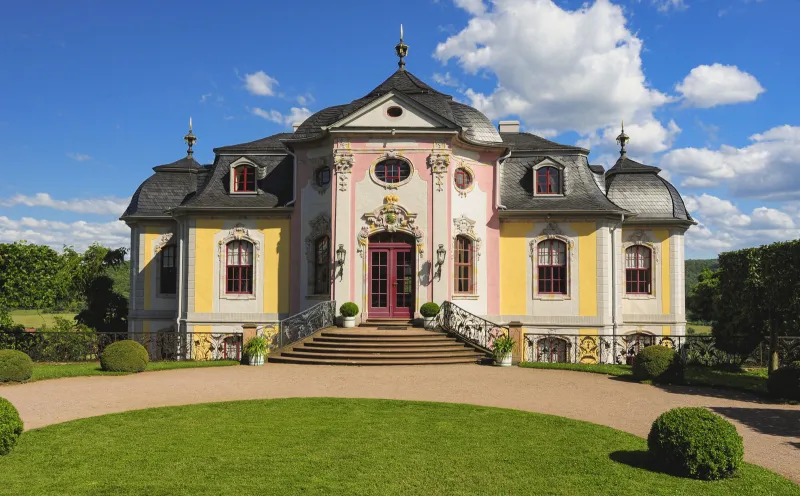 Das Rokoko-Schloss von Dornburg