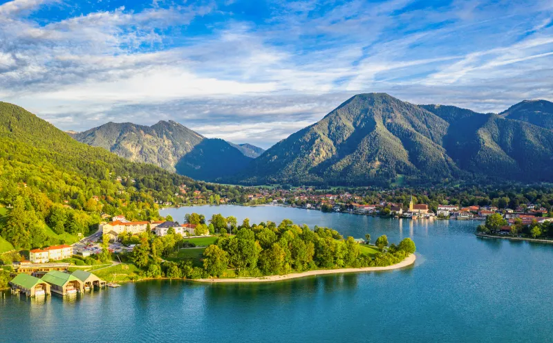 Blick auf den Tegernsee
