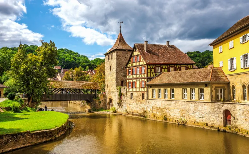 Blick auf Schwäbisch Hall