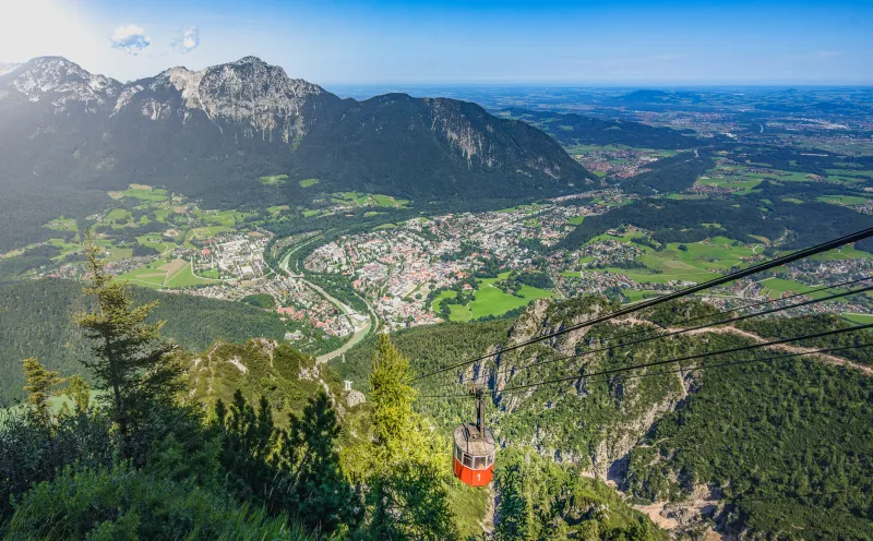 Blick vom Predigstuhl Bad Reichenhall