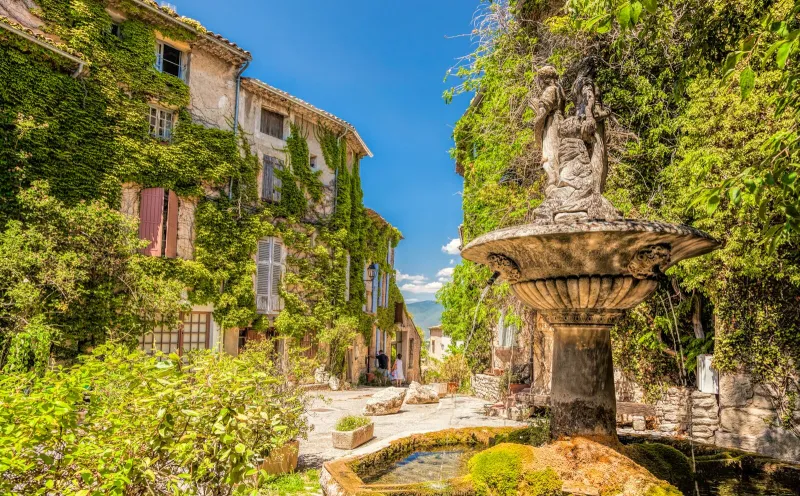 Brunnen in Saignon
