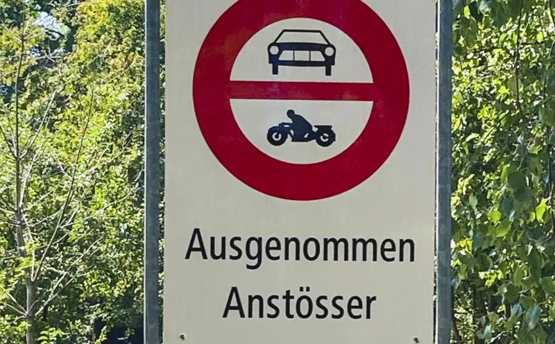 Verkehrsschild Schweiz