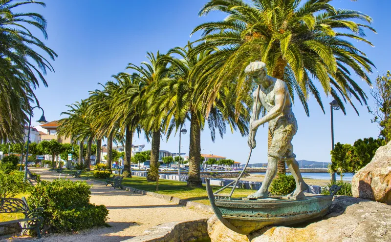 Cambados Strandpromenade