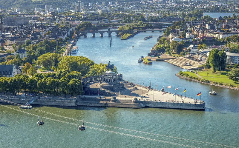 Deutsches Eck in Koblenz